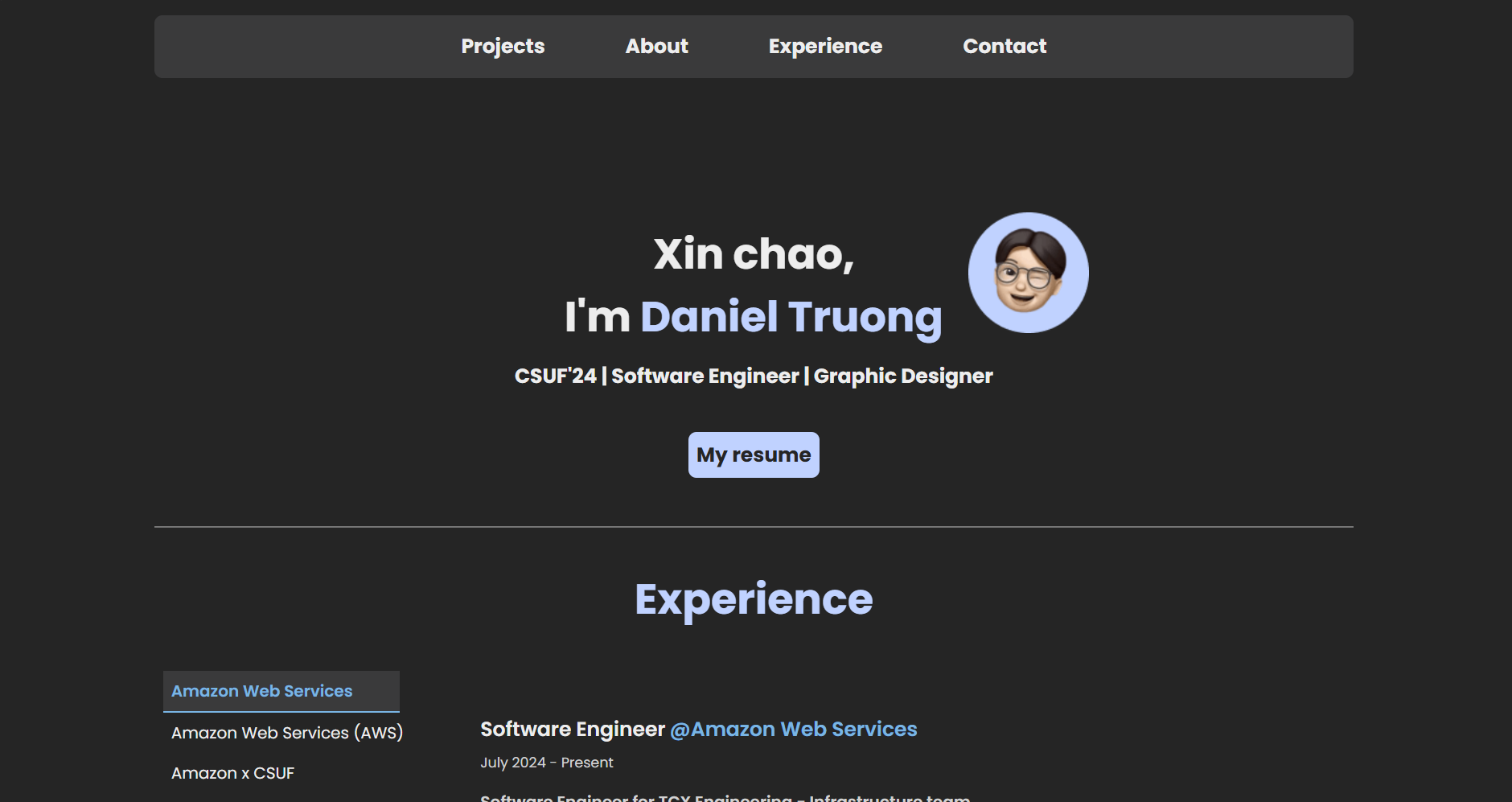 Daniel Truong's submission from Devpost